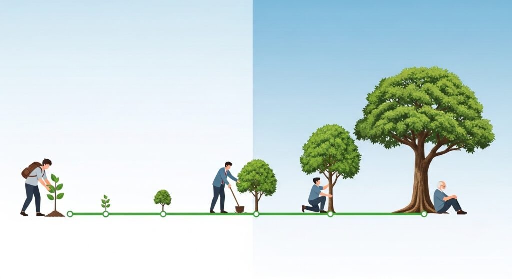 Investimentos de longo prazo para construção de patrimônio